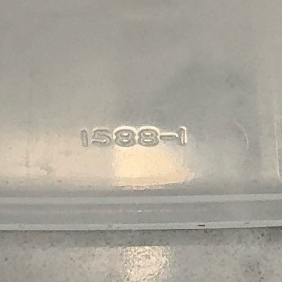 Tupperware 20 Cup Modular Mates Cereal Storer Red Flip-Top Seal (set of two) - Picture 5 of 6